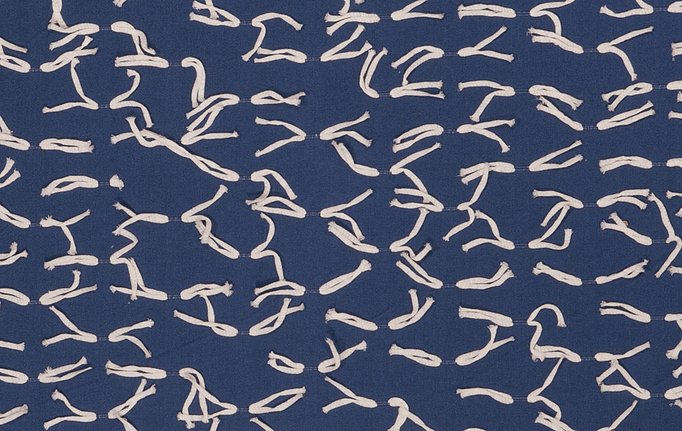 Американская ткань Fabricut, коллекция Silk Nuances Lapis, артикул Theron/Marine