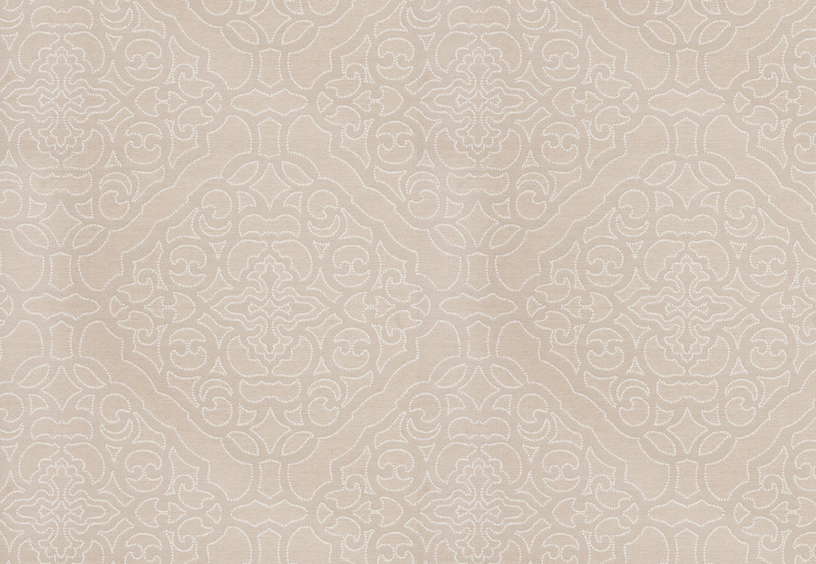 Ткань Fabricut Silk Nuances Natural Crowe Damask/Ecru