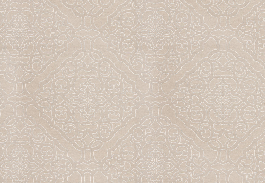 Ткань Fabricut Silk Nuances Natural Crowe Damask/Ecru