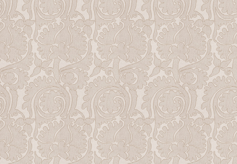 Ткань Fabricut Silk Nuances Natural Duvall Damask/Sparkle