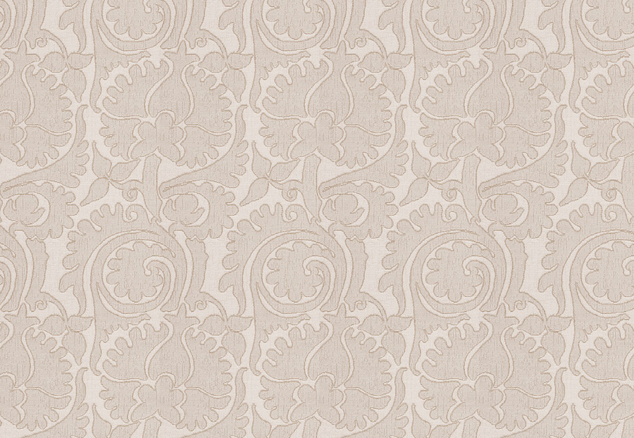 Ткань Fabricut Silk Nuances Natural Duvall Damask/Sparkle