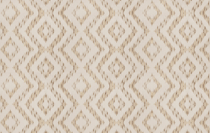 Американская ткань Fabricut, коллекция Silk Nuances Natural, артикул Lauter ikat/Ecru