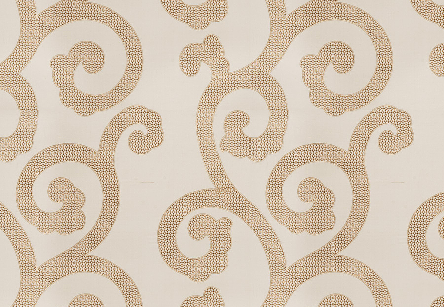 Ткань Fabricut Silk Nuances Natural Brando scroll/Natural