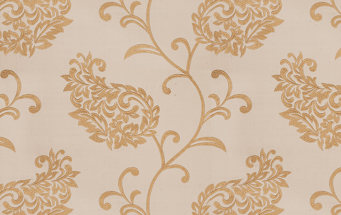 Американская ткань Fabricut, коллекция Silk Nuances Natural, артикул Liotta paisley/Soapstone