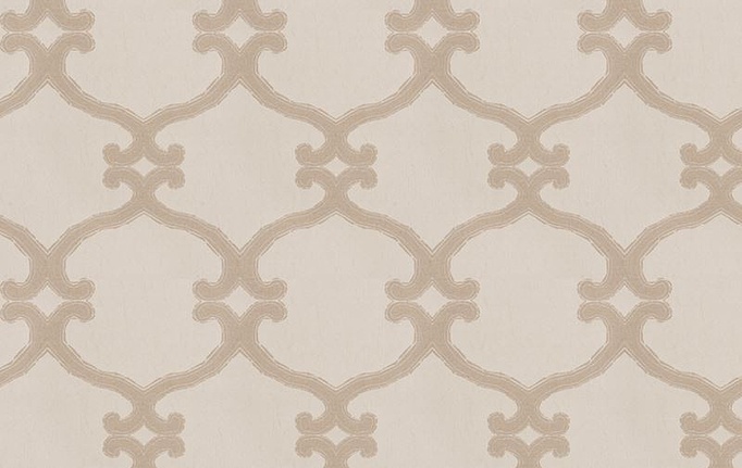 Американская ткань Fabricut, коллекция Silk Nuances Natural, артикул Snipes lattice/Linen