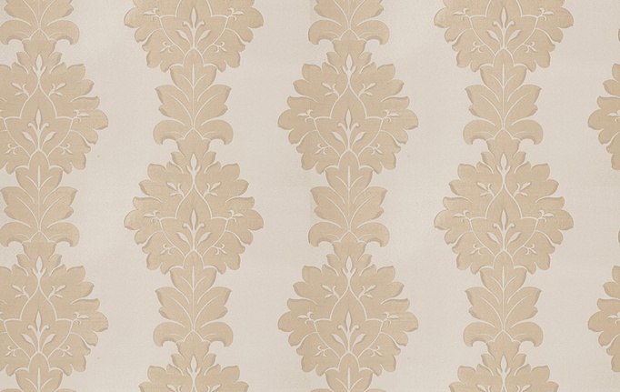 Американская ткань Fabricut, коллекция Silk Nuances Natural, артикул Vergara Damask/Soapstone