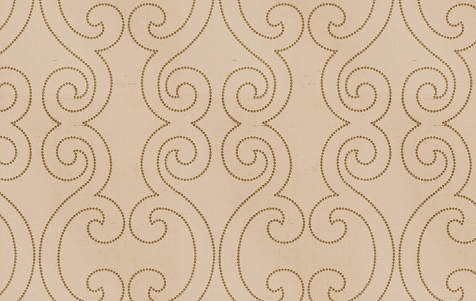 Американская ткань Fabricut, коллекция Silk Nuances Natural, артикул Margulies/Taupe