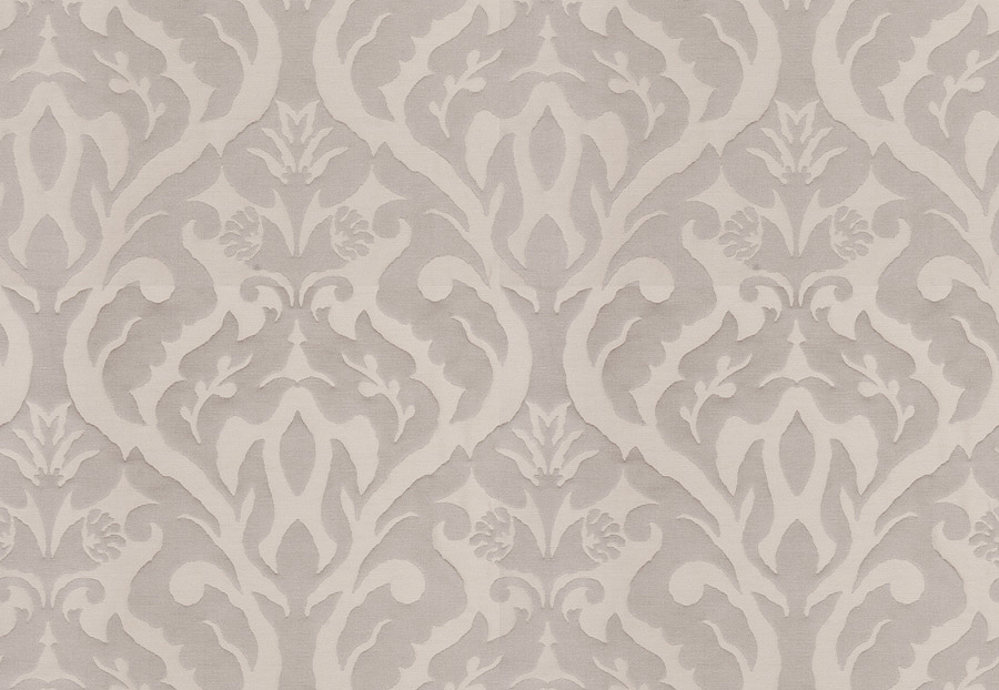 Ткань Fabricut Silk Nuances Natural Costner Damask/Grey
