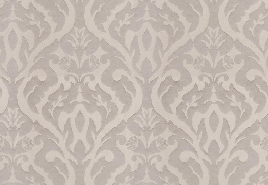 Ткань Fabricut Silk Nuances Natural Costner Damask/Grey