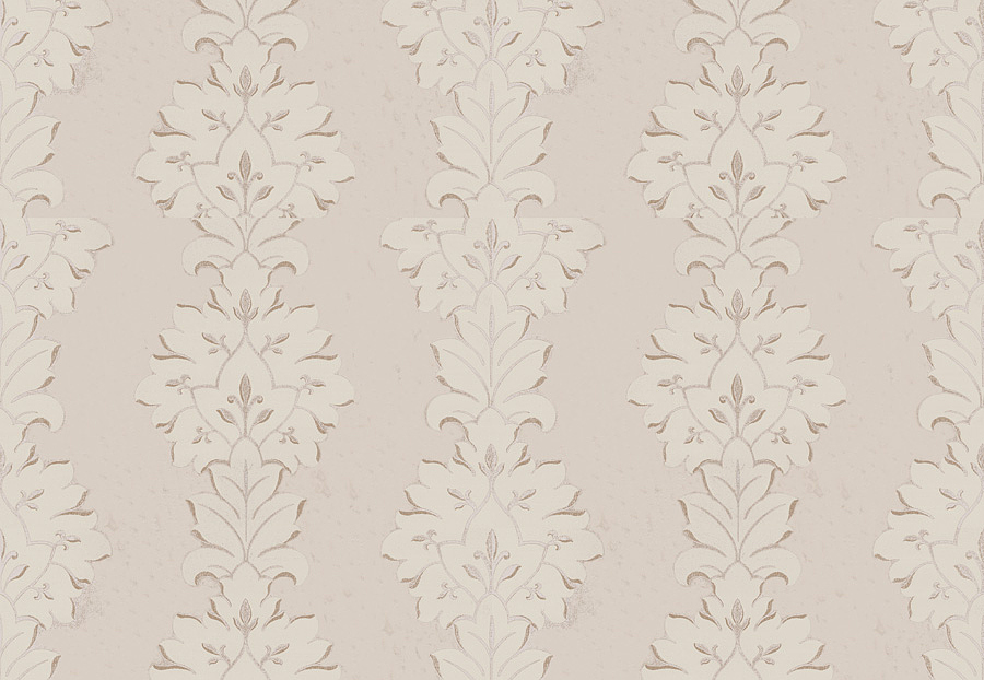 Ткань Fabricut Silk Nuances Natural Vergara Damask/Platinum