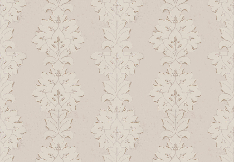 Ткань Fabricut Silk Nuances Natural Vergara Damask/Platinum