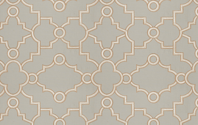 Американская ткань Fabricut, коллекция Silk Nuances Opal, артикул Gosling/Mist