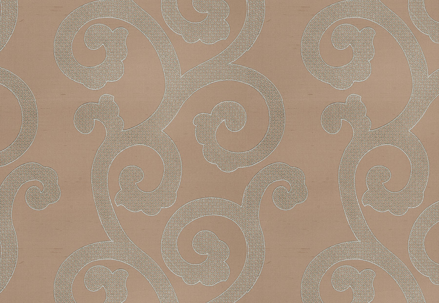 Ткань Fabricut Silk Nuances Opal Brando scroll/Seamist