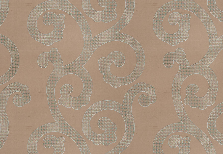 Ткань Fabricut Silk Nuances Opal Brando scroll/Seamist