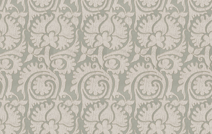 Американская ткань Fabricut, коллекция Silk Nuances Opal, артикул Duvall Damask/Opal