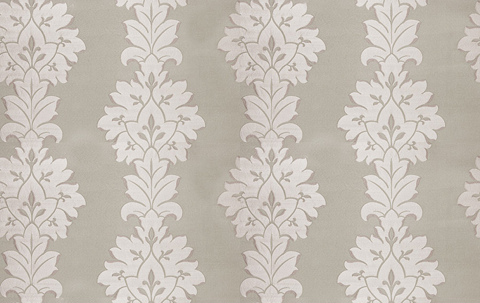 Американская ткань Fabricut, коллекция Silk Nuances Opal, артикул Vergara Damask/Opal