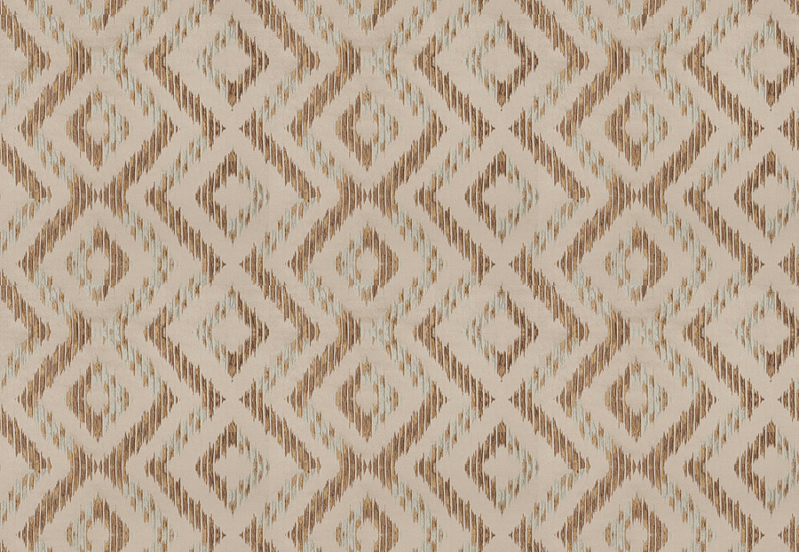 Ткань Fabricut Silk Nuances Opal Lauter ikat/Patina