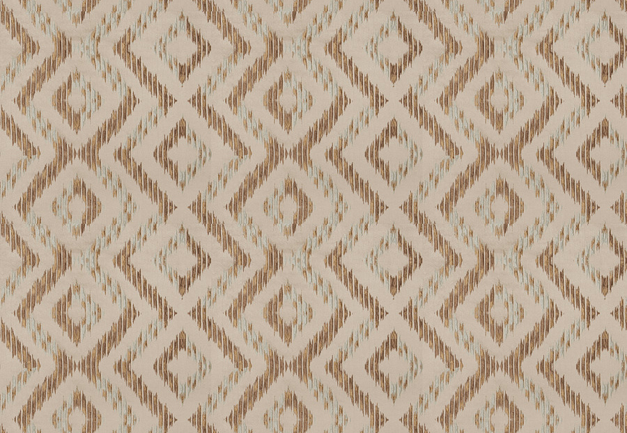 Ткань Fabricut Silk Nuances Opal Lauter ikat/Patina
