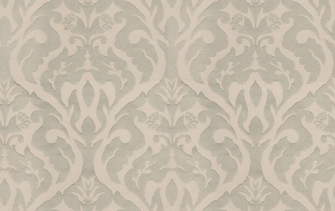 Американская ткань Fabricut, коллекция Silk Nuances Opal, артикул Costner Damask/Seamist