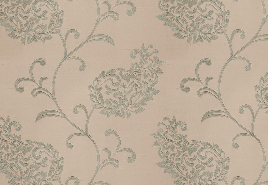 Ткань Fabricut Silk Nuances Opal Liotta paisley/Seamist