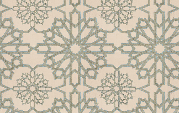 Американская ткань Fabricut, коллекция Silk Nuances Opal, артикул Cheadle/Seamist