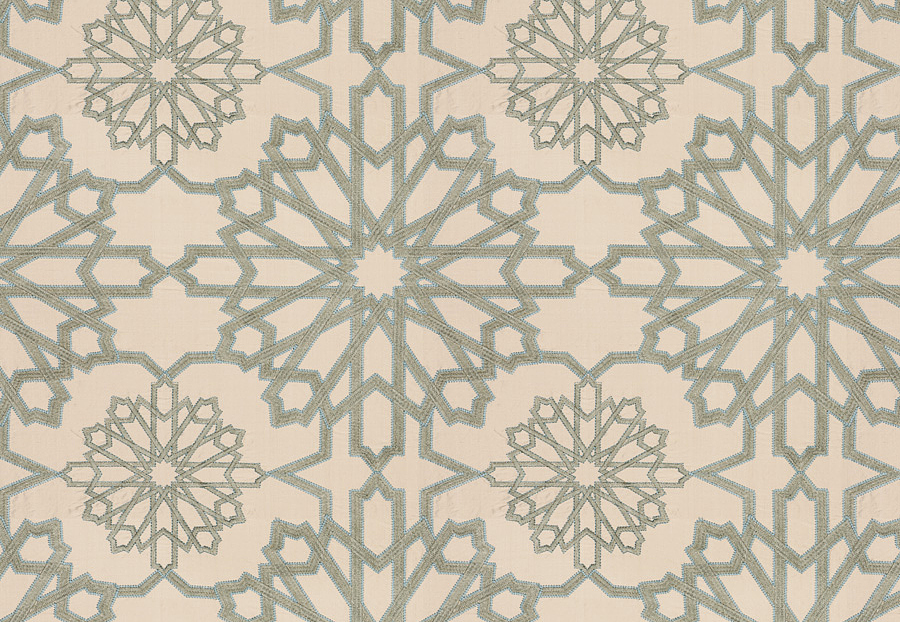 Ткань Fabricut Silk Nuances Opal Cheadle/Seamist