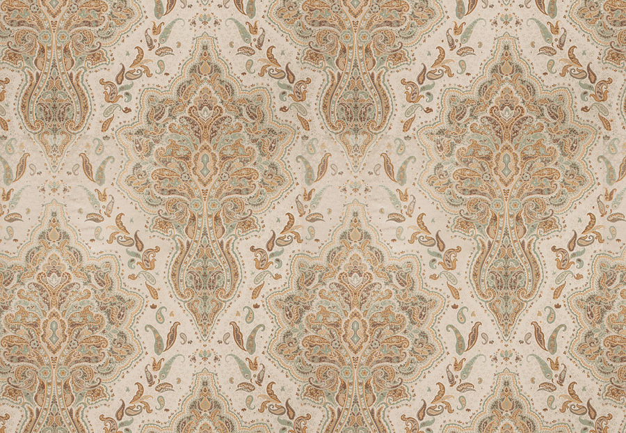 Ткань Fabricut Silk Nuances Opal Heigl Paisley/Opal