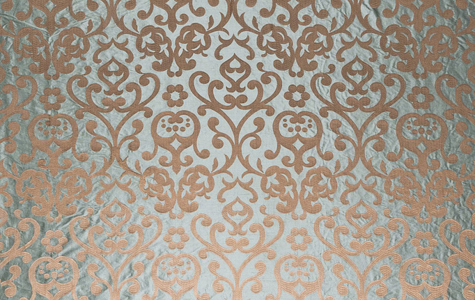 Американская ткань Fabricut, коллекция Silk Nuances Opal, артикул Emeril/Seagreen