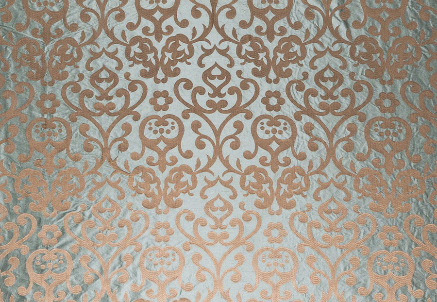 Ткань Fabricut Silk Nuances Opal Emeril/Seagreen