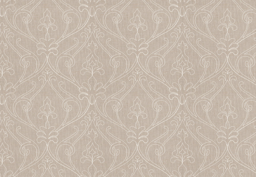 Ткань Fabricut Statement Sheers Flax Teddy Damask/Linen