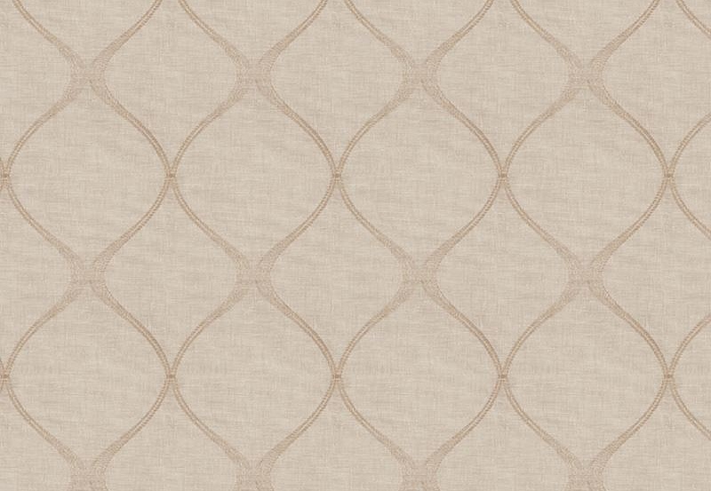 Ткань Fabricut Statement Sheers Flax Sibble ogee/Tan
