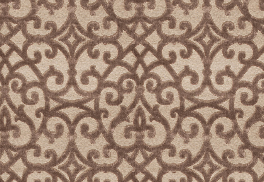 Ткань Fabricut Studio Cut Velvets Upholstery Grandview/Truffle