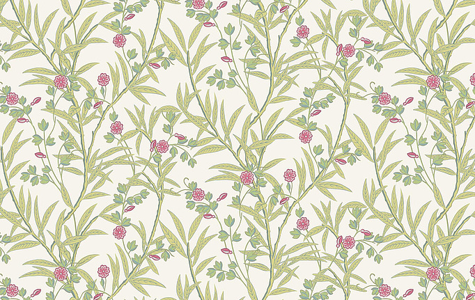 Английские обои Little Greene, коллекция National Trust Papers IV, артикул 0267BAMISCH