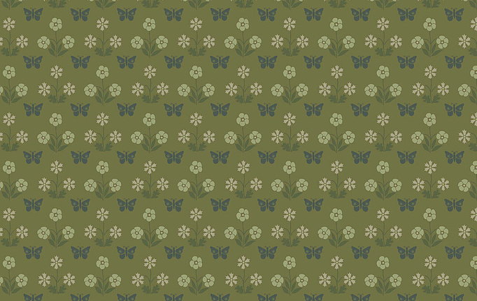 Английские обои Little Greene, коллекция National Trust Papers IV, артикул 0267BUGARDE