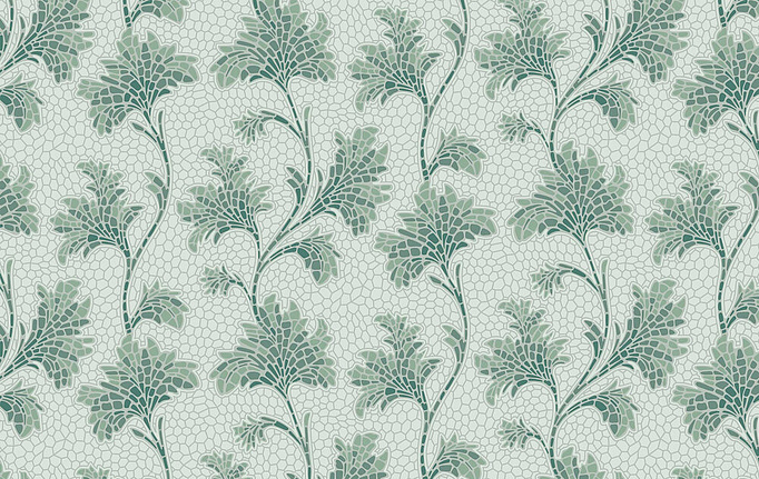 Английские обои Little Greene, коллекция National Trust Papers IV, артикул 0267MOAQUAM