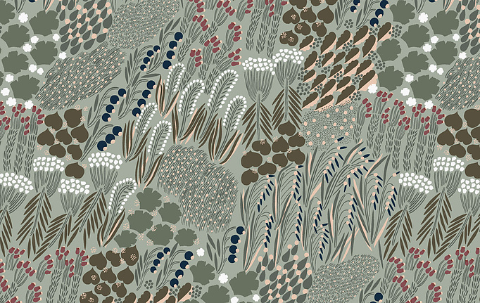 Итальянские обои Jannelli & Volpi, коллекция Marimekko 6, артикул 25147