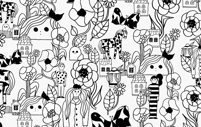 Итальянские обои Jannelli & Volpi, коллекция Marimekko 6, артикул 25166