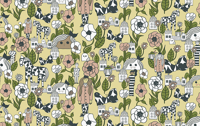 Итальянские обои Jannelli & Volpi, коллекция Marimekko 6, артикул 25167