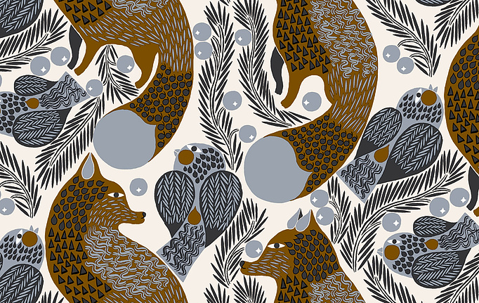 Итальянские обои Jannelli & Volpi, коллекция Marimekko 6, артикул 25176