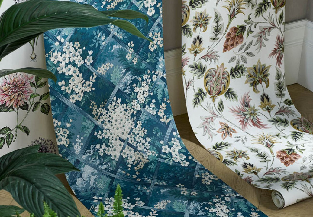 Обои Clarke & Clarke Secret Garden W0195/02