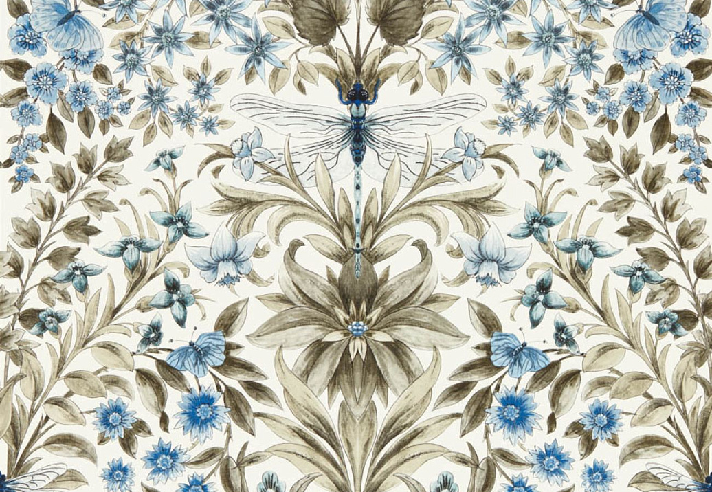 Обои Clarke & Clarke Secret Garden W0196/01
