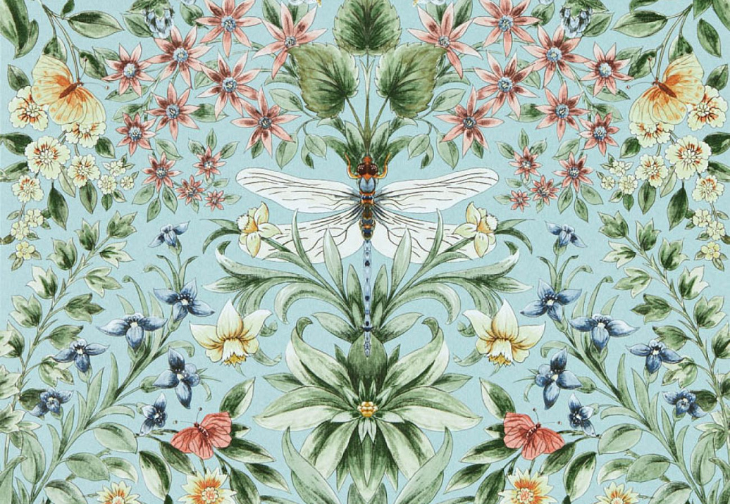 Обои Clarke & Clarke Secret Garden W0196/02