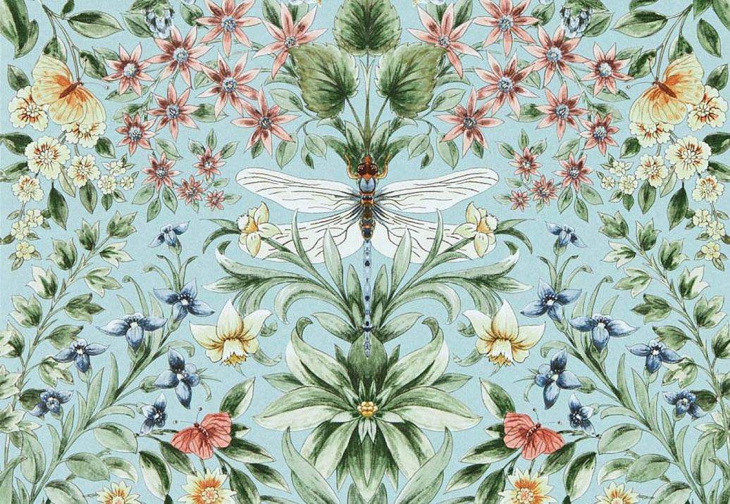 Обои Clarke & Clarke Secret Garden W0196/02