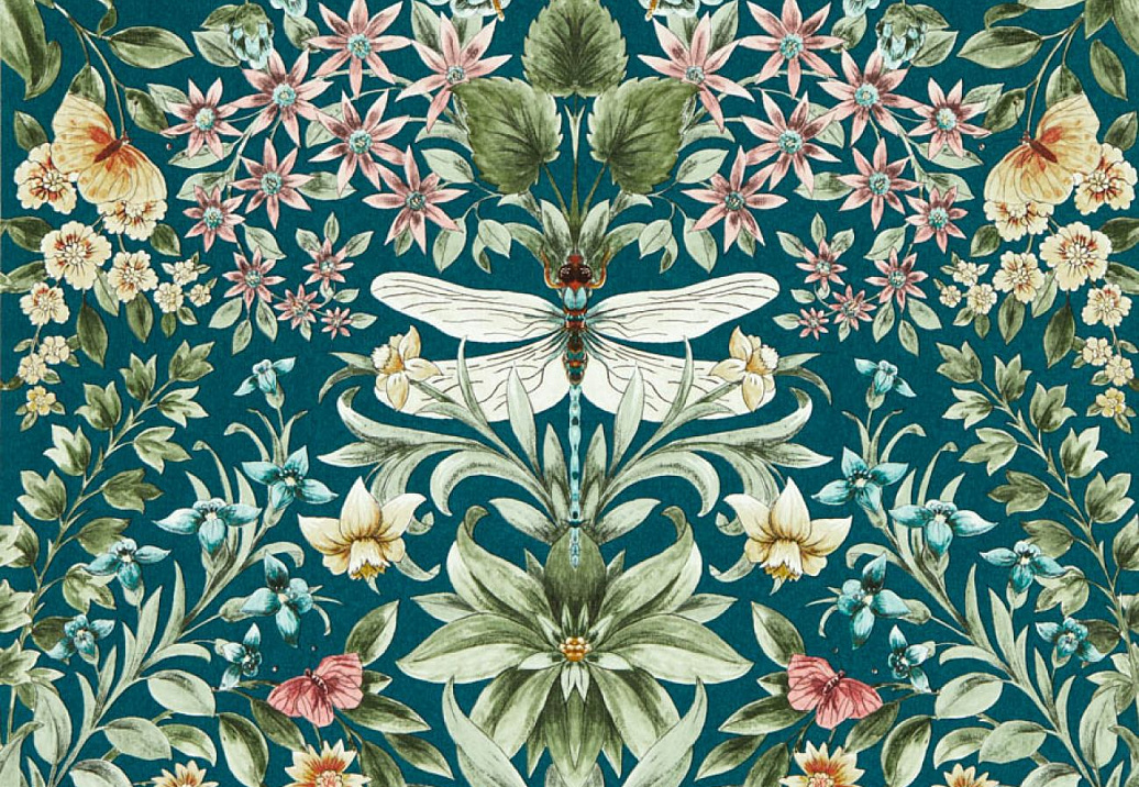 Обои Clarke & Clarke Secret Garden W0196/04