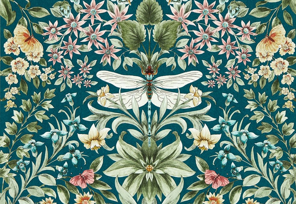Обои Clarke & Clarke Secret Garden W0196/04