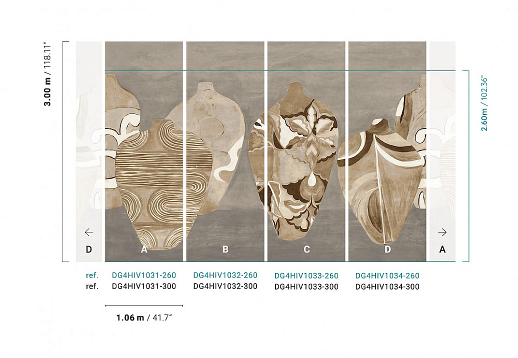 Панно и фотообои Khroma Terra DG4HIV1033-300