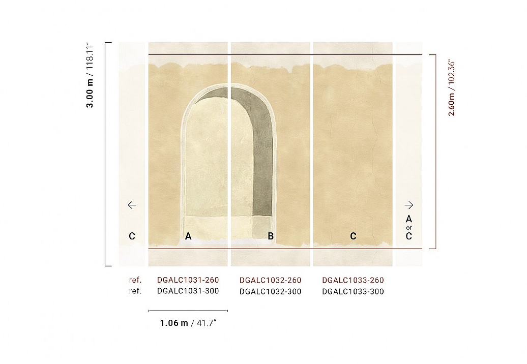 Панно и фотообои Khroma Terra DGALC1032-260