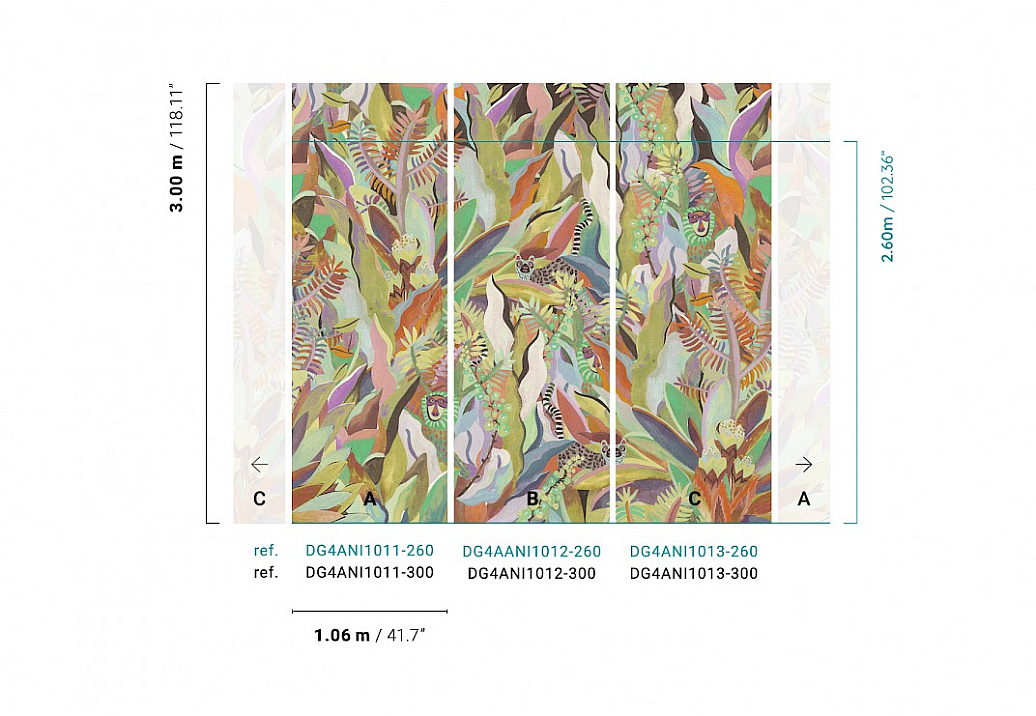 Обои Khroma Wall Designs IV DG4ANI1013-300