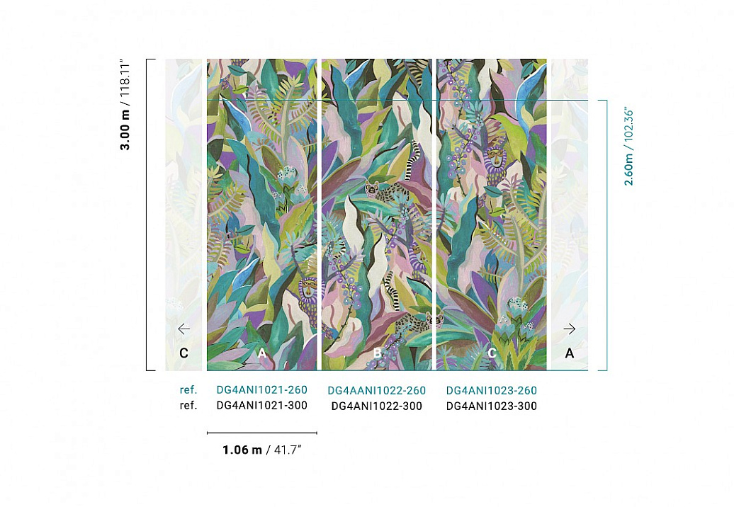 Обои Khroma Wall Designs IV DG4ANI1022-300
