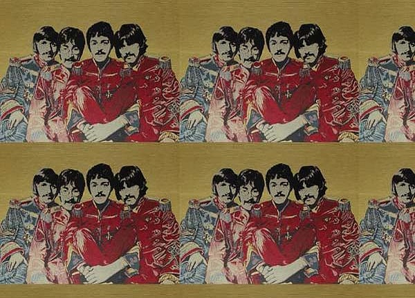 Ткань Andrew Martin The Beatles FAB4 MEDIUM/MULTI